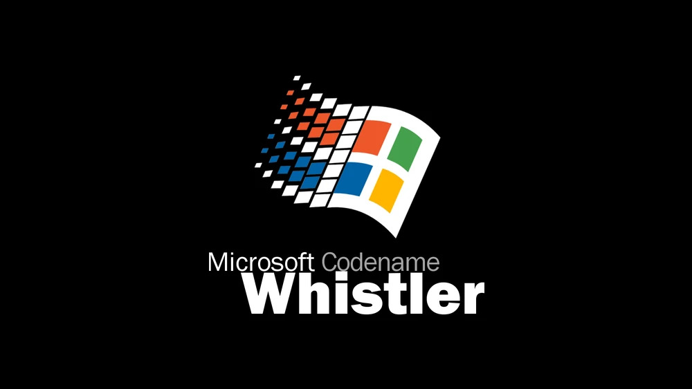 Boot screen of Project Whistler before the name was announced as Windows XP.